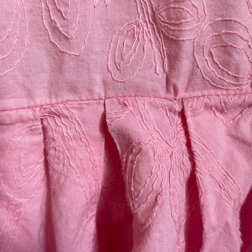 Pink Ruffled button down Shirt - Picture 5 of 5